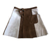 Suede Wrap Skirt