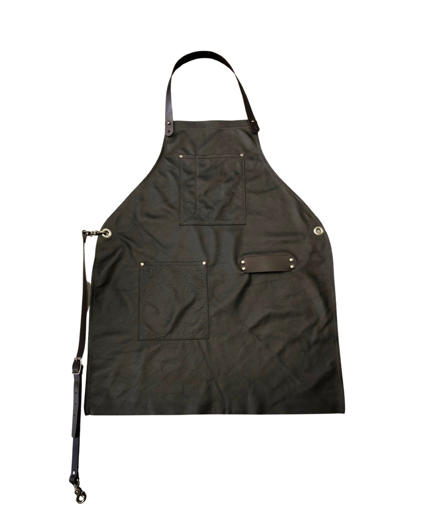 Apron chap suede/leather